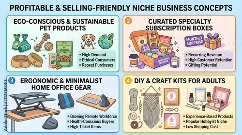 Poster with different items and words in a mixed media design and layout concept