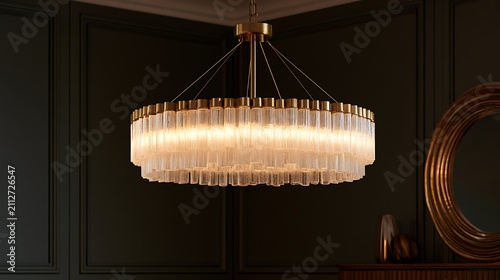 Elegant Modern Tiered Crystal Chandelier Lighting.