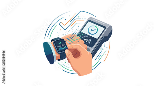 Contactless Payment with Smartwatch and Terminal