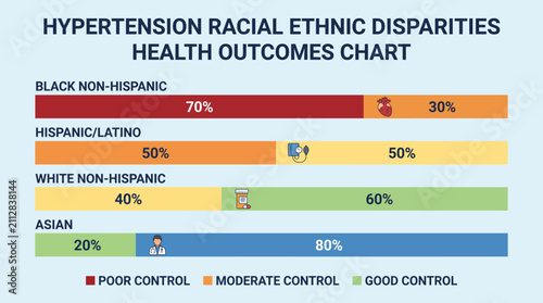 Konstfotografi Hypertension Racial Ethnic Disparities Health Outcomes Chart