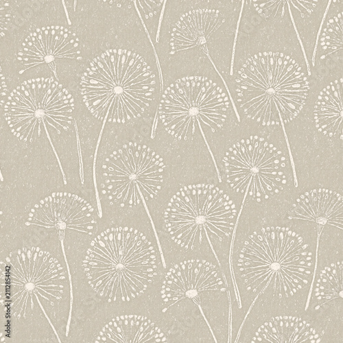 Seamless warm neutral tactile ginkgo leaf toss pattern, tone-on-tone apricot texture for wallpaper, wrapping paper, textile and background design, minimalist boho quiet-luxury repeat