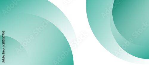 White abstract background with turquoise curve. Dynamic gradient shapes. Modern design. Suit for cover, poster, banner, flyer, website, brochure, backdrop
