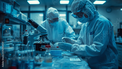 scientist working in laboratory