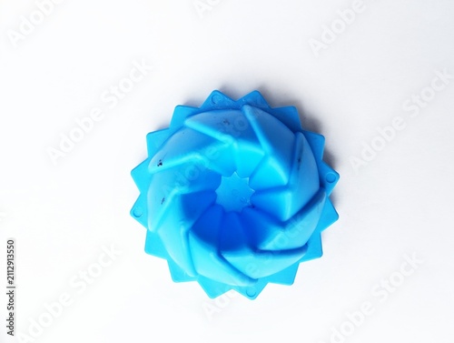 Canvastavla A traditional Malaysian blue plastic mould used for making Kuih Puteri Ayu, jelly, or pudding