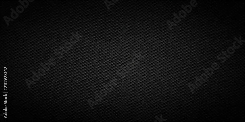 Fotografie Luxury black leather texture background with rough natural surface pattern, dark
