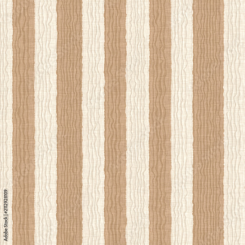 Seamless warm neutral tactile textured vertical stripe pattern, tone-on-tone taupe texture for wallpaper, wrapping paper, textile and background design, minimalist boho quiet-luxury repeat