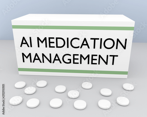 AI Medication Management concept