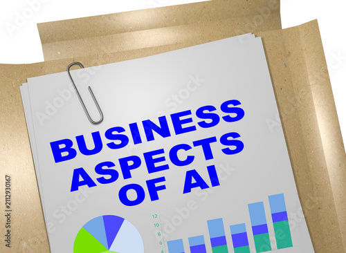 Business Aspects of AI concept