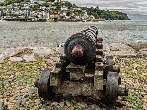 Shipboard Cannon Pointed At Kingswear.