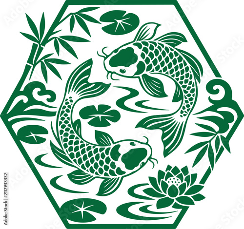 koi yin yang