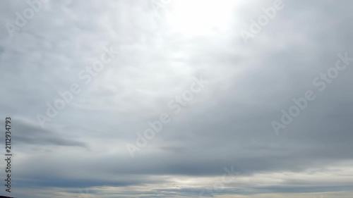 Sky clouds natural scenery, sky cloud flow time delay