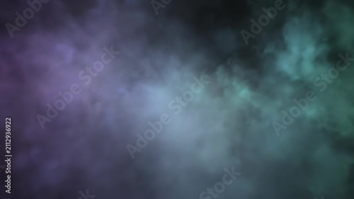 Dreamy colorful smoke background material, colorful smoke dynamic background