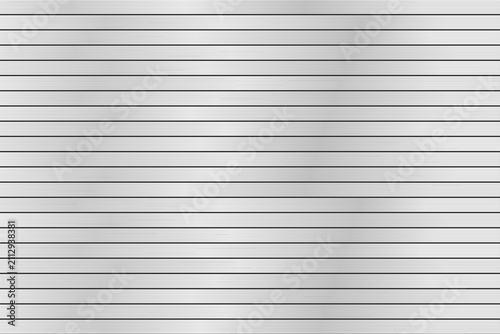 Brushed metal panel background with horizontal grooves