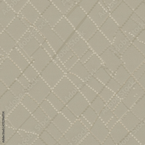 Seamless warm neutral tactile quilted diamond dot pattern, tone-on-tone warm grey texture for wallpaper, wrapping paper, textile and background design, minimalist boho quiet-luxury repeat