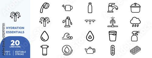 Fotografía Hydration Tools set