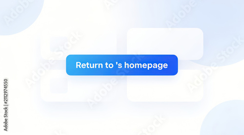 Blue website button on white background.