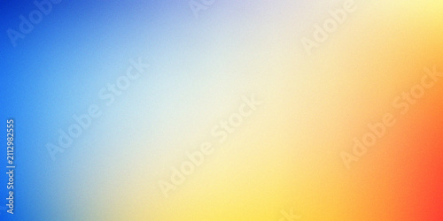 Colorful gradient moving from cool blue to bright yellow and warm orange creating a cheerful vibrant backdrop
