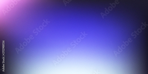 Foto Mysterious deep blue to bright purple gradient with dark edges and fine textured