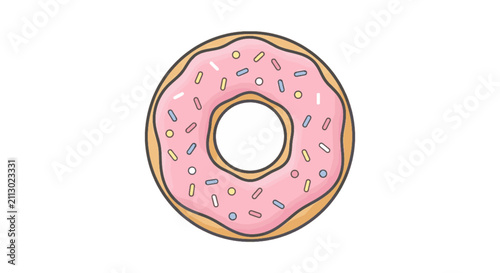 pink donuts that are appetizing to eat