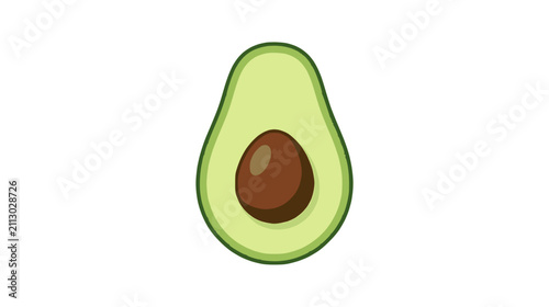 half an avocado cut into pieces looks so delicious