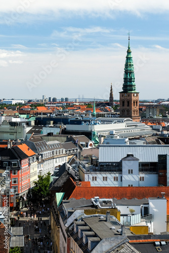 Fotografie Blick über Kopenhagen