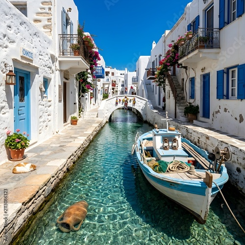 boats in venice