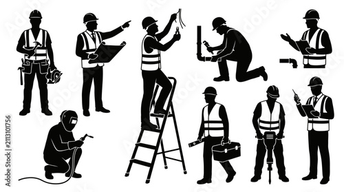Принти на полотні Diverse group of people performing various fitness exercises together