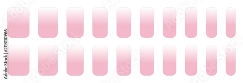 Soft Pink Nude Ombre Nail Sticker Set