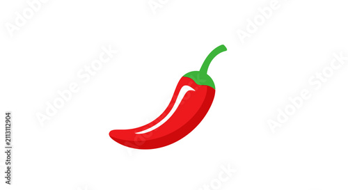 Red hot chili pepper closeup.