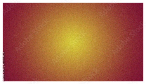 Yellow Centered Radial Gradient Background Texture With Grainy Noise Effect