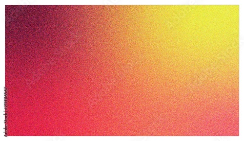 Yellow And Red Gradient Background Texture With Grainy Noise Effect