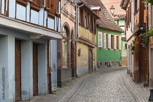 Obraz na płótnie Gasse in Barr, Elsass