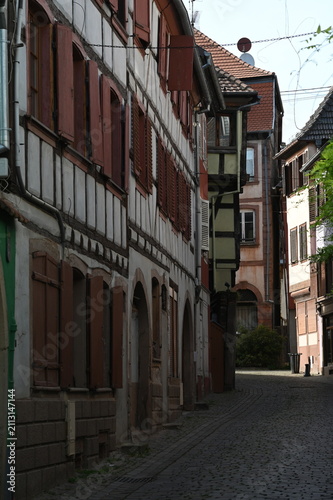 Cuadro en lienzo Gasse in Barr, Elsass