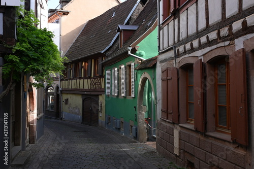 Obraz na plátně Gasse in Barr, Elsass