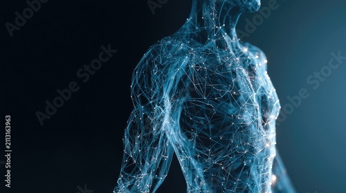 Futuristic Digital Human Body Representation with Network Mesh Design