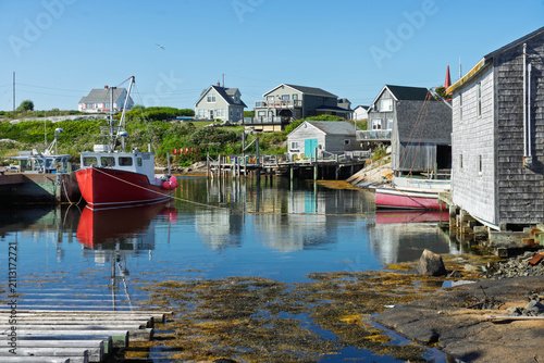peggy's cove, baie de st. margarets, village de pêcheurs, nouvelle écosse, canada