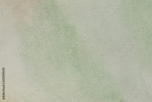 hand painted green aquarelle background with free space