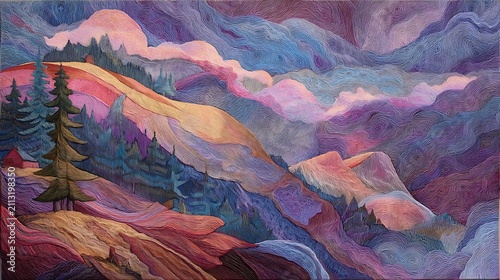 Nature-inspired visual concepts exploring seasons, sustainability, eco lifestyle, and mindfulness through immersive perspectives and diverse artistic styles.