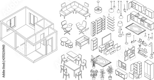 Abstract Parametric Architectural Wireframe Structure with Geometric Line Mesh Vector Illustration for Futuristic Design and Engineering Concepts