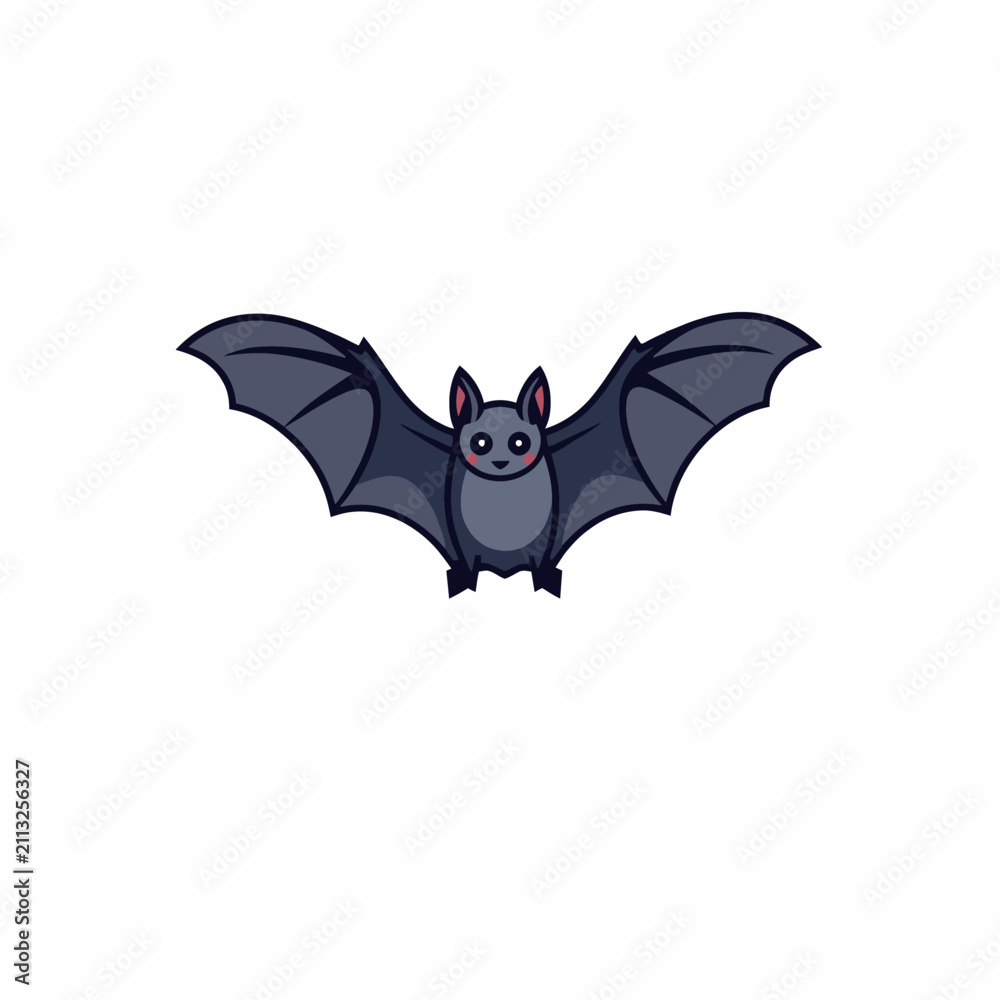 Fototapeta premium Flying Bat Vector Illustration
