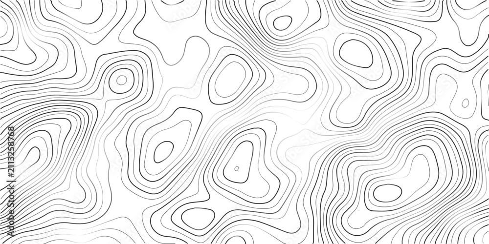 Obraz premium Abstract topographic map lines design for creative projects and geographic analysis