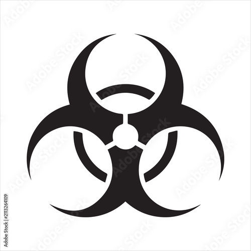 biohazard icon vector illustration.