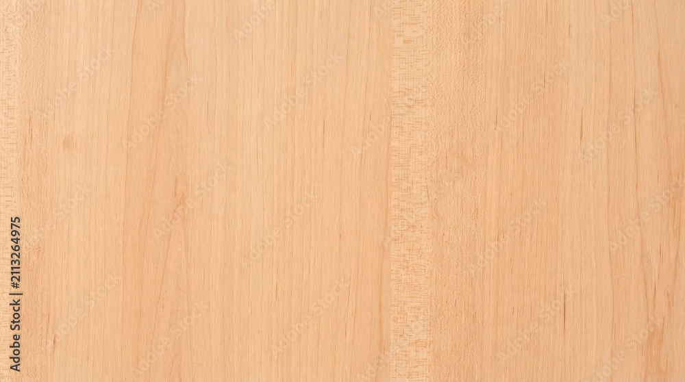 Fototapeta premium Natural wood grain texture background with soft warm light