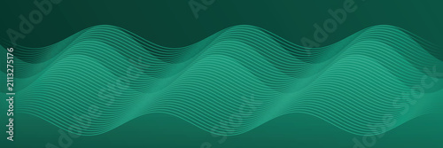 Minimalist Wave Graphic - Seamless Abstract Wave Background Vector for Presentations & Design