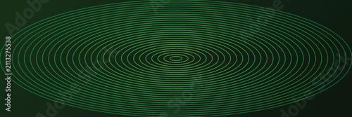 Neon Glowing Wave Interference Pattern - Futuristic Digital Wave Background Vector