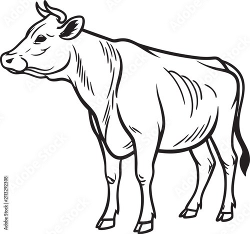 Dairy Cow Silhouette
