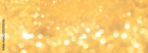 Foto Bright and blurry lights create a warm background for any occasion