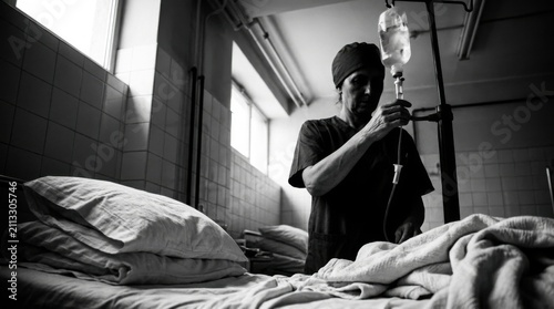 Medical Care And Support In Hospital Room With Patient