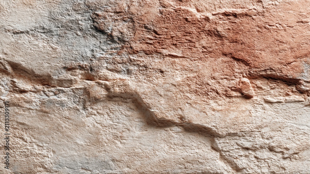 Naklejka premium beige concrete texture background, fine grain detail, minimal and modern studio look 