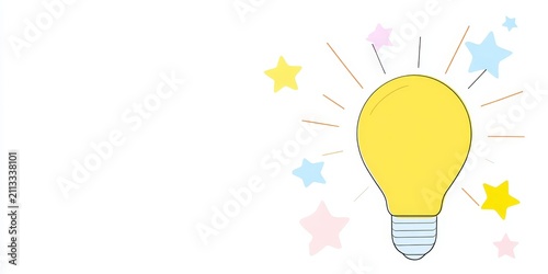 Lightbulb Concept Art in Graphic Illustrations